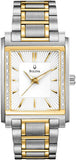 Bulova Men's  Diamond Bezel Quartz Watch 98E111