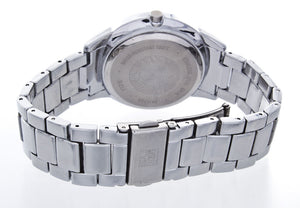 Anne Klein Women's Black Dial Silver Band Quartz Watch - AK/1755BKSV