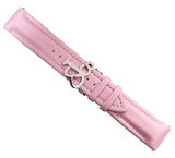 JACOB & CO MENS 22MM PINK POLYURETHANE WATCH BAND STRAP JC STEEL BUCKLE