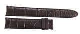 Montblanc 19mm x 17mm Dark Brown Alligator Leather Watch Band Strap FUE