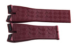 Roger Dubuis 27mm x 21mm Burgundy Rubber Watch Band Strap SED 46/48 M