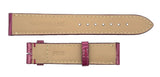 Montblanc Women's 17mm x 16mm Purple Leather Watch Band Strap FRB