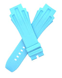 Richard Mille 21mm x 22m Blue  Rubber Watch Band Strap 39-01L OEM Genuine