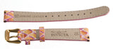 Invicta Women's 16mm x 14mm Peach Colored Lizard Leather Watch Gold Buckle Band