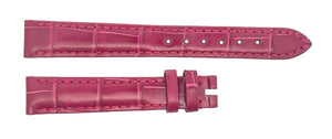 Chopard 14mm x 12mm Hot Pink Alligator Watch Band Strap 105/70