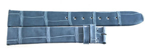 Montblanc Women's 14mm x 13mm Blue  Leather Watch Band Strap FXK