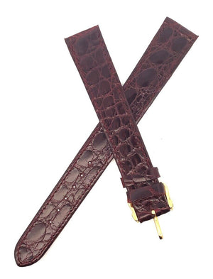 Raymond Weil 16mm X 14mm Burgundy Alligator Watch Band Strap X-Large