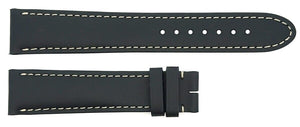 Montblanc Men's 19mm x 17mm Black Leather Watch Band FDE