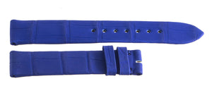Dior Women's 15mm x 14mm Blue Alligator Leather Watch Band Strap 12015 N3K1A