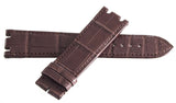 Pequignet 22mm x 20mm Brown Alligator Leather Watch Band