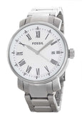 Fossil Rhett Three-Hand Men's Stainless Steel Bracelet Watch BQ1012