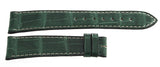 Zenith 20mm x 16mm Green Alligator Leather Watch Band Strap 20-460