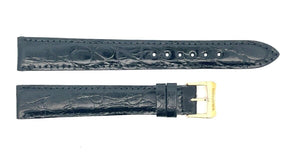 Raymond Weil 16mm X 14mm Black Alligator Watch Band Strap Large