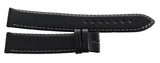 Tissot 19mm x 18mm Black Leather Watch Band Strap T600029589 120