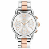 Coach 14502945 Delancey Silver Dial Two Tone Stainless Steel Analog Ladies Watch