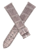 Cartier 18mm x 16mm Grey Alligator Leather Women's  Watch Band KDA8AAM3
