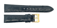 Raymond Weil 17mm x 14mm Black Leather Watch Strap Band