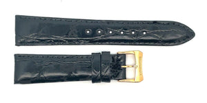 Raymond Weil 17mm x 14mm Black Leather Watch Strap Band