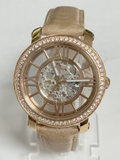 FOSSIL ME3060 Rose-Gold Case Skeleton Dial Ladies Watch