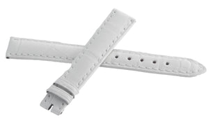Genuine Chopard 14mm x 12mm White Alligator Watch Band Strap 070