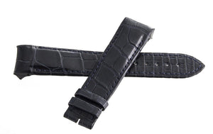 Genuine Arnold & Son 22mm x 20mm Dark Blue Alligator Leather Band