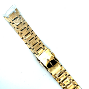 24mm Joe Rodeo Master Gold-tone Stainless Steel Watch Band