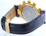 Aqua Master Black Band Gold Tone Dial Men's Diamond Watch W#138