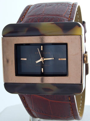 Anne Klein AK/1151 Women's  Case Brown Dial Brown Leather Strap Watch