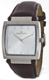 Anne Klein 10/1797 Women's Leather Bracelet Case Silver Dial Watch