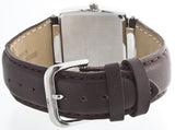 Anne Klein 10/1797 Women's Leather Bracelet Case Silver Dial Watch