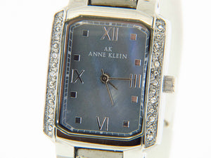 Anne Klein Women's 10/9609 Gray MOP Dial Stainless Steel Bracelet Quartz Watch