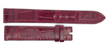 Chopard 15mm x 14mm Burgundy Leather Watch Band Strap B0207-0144