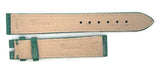 Chopard 15mm x 14mm Green Leather Watch Band Strap B0203-0138