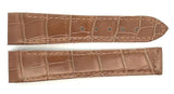 Chopard 18mm x 16mm Light Brown Shiny Watch Band 105/070 B0208-0614