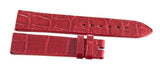 Chopard 18mm x 16mm Shiny Red Watch Band 105