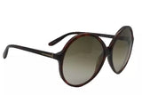 Tom Ford RHONDA Sunglasses Brown Havana Frame Brown Lens FT187 58P 61-14 135