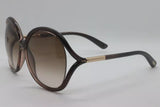 Tom Ford RHI Sunglasses Brown Frame Gradient Brown Lens FT0252 50F 59-16 125