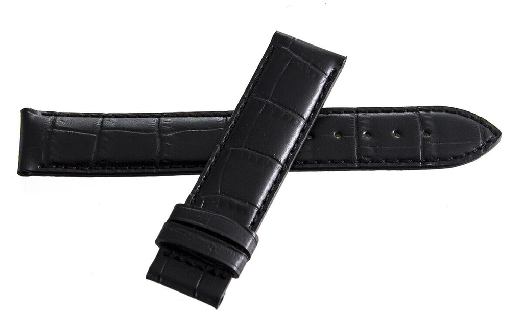 Tissot 19mm x 18mm Black Leather Band Strap