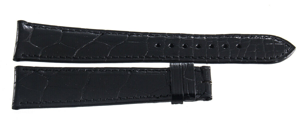 Zenith 21mm x 16mm Black Watch Band Strap 21-490 XL