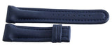 JoJo JoJino 22mm Navy Blue Polyurethane Watch Band Strap