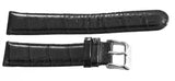 Invicta Womens 20mm x 18mm Black Patent Leather Silver Buckle Watch Band