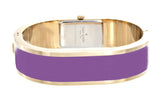 Kate Spade New York Women's Carousel Bangle Purple & Gold Watch 1YRU0114