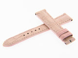 Roger Dubuis 14mm M22 Short Light Pink Leather Watch Band Strap
