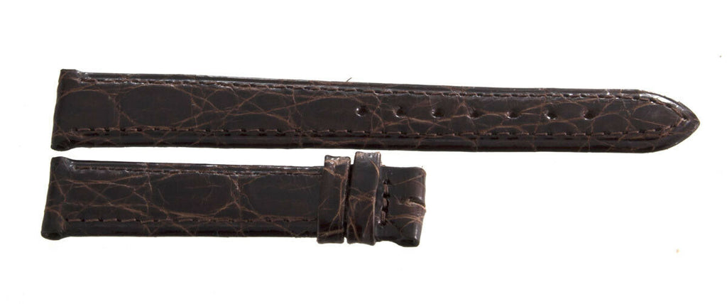 Genuine Longines 14mm x 13mm Dark Brown Watch Band Strap