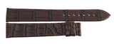 Montblanc Men's 19mm x 17mm Brown Leather Watch Band Strap FTB