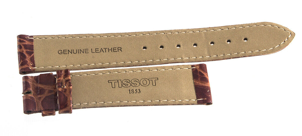 Tissot 18mm x 16mm Brown Leather Band Strap