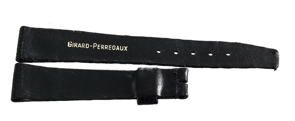 Girard Perregaux 18mm x 14mm Black Lizard Leather Watch Band