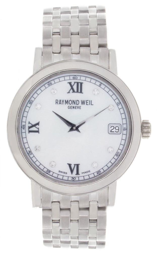 Raymond Weil Toccata Pearl Dial Steel Bracelet Men's Watch 5593-st-00658 34mm