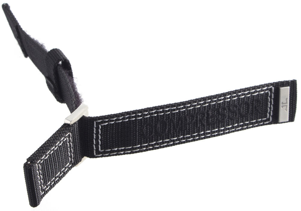 Jaeger Lecoultre Master Compressor Black Fabric Band Strap 23mm