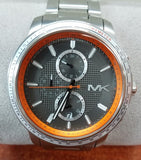 Michael Kors Grange Chronograph Black Dial Stainless Steel Men's Watch MK8341
